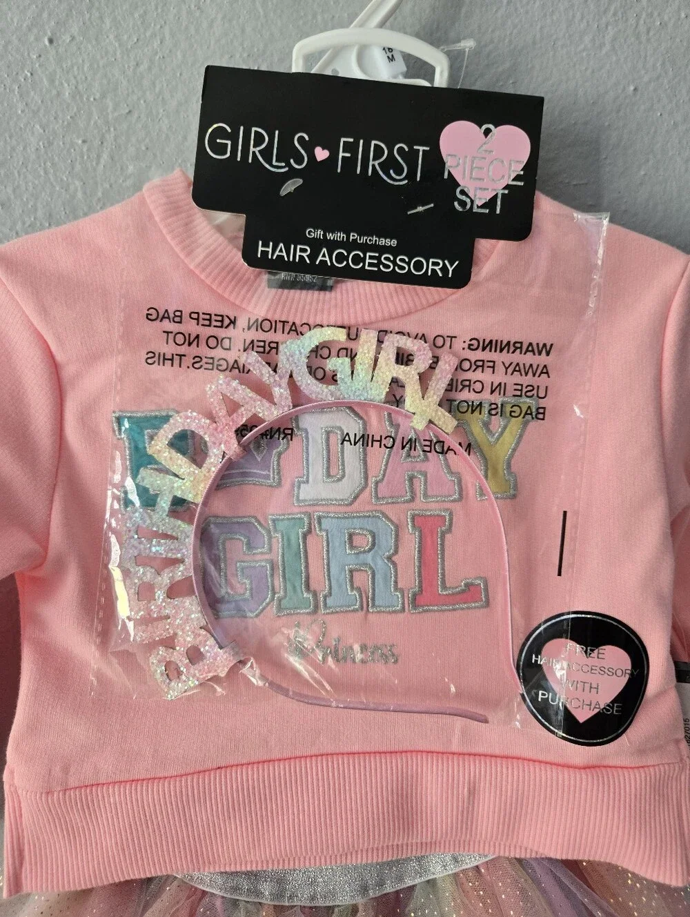 Birthday Girl Princess Outfit Tutu